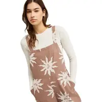 Roxy Jumpsuit "Sweet Note Route", Damen, Gr. XS, braun (braunie soleil), Obermaterial: 100% Baumwolle., Overalls Jumpsuit