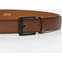 MONTI Ledergürtel "ATLANTA", Herren, Gr. 135, braun (hellbraun), Materialmix, unifarben, Gürtel Ledergürtel, mit dunkler Schließe
