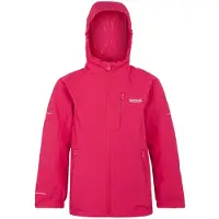 Regatta - "Calderdale II" Jacke, wasserfest für Kinder RG9741 (140) (Pinker Trank)