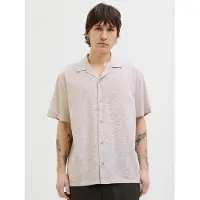 Jack & Jones "JJESUMMER RESORT SHIRT SS SN" mit Resort Kragen