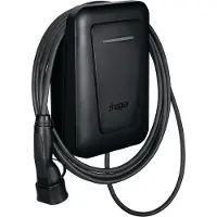 Hager XVL122C Ladestation witty plus Ladekabel 22kW 6,5m MID OCPP Dienstwagen PV-Überschuss