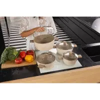 Florina Mokka Aluminiumtopf 28 cm 6,4 l