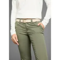 Laura scott Ledergürtel , Damen, Gr. 115, beige (cream), Rindsleder, glänzend, unifarben, Gürtel Ledergürtel, mit goldfarbender runder Schnalle - NEW