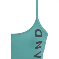 Elbsand Badeanzug , Damen, Gr. 42, Cup F, grün (mint), Recycling-Polyamid, unifarben, Badeanzüge Badeanzug, mit großem Schriftzug