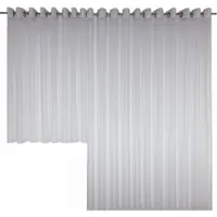 Wirth Vorhang "Elly" Gr. 7, silber (silberfarben), B:450cm H:175cm, Polyester, Gardinen, Vorhang, Store