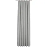 Adam Audio Vorhang ADAM "Uni Collection light, nach Wunschmaß", grau (hellgrau), B:142cm H:285cm, Baumwolle (Bio-Baumwolle), Gardinen, Vorhang, aus 100% Bio-Baumwolle, Vorhang nach Wunschmaß
