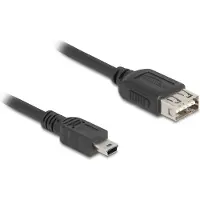 DeLOCK USB 2.0 Kabel Mini-B zu EASY USB Typ-A 0,5 m