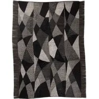 Die Hauskunst Teppich "Chiya Tiama 1" Gr. 35, grau, B:140cm H:4mm L:230cm, Baumwolle, Jute, Teppiche, Teppich, Flachgewebe, handgewebt, mit Fransen