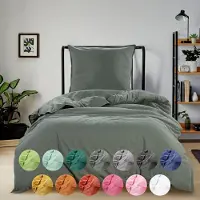 Merkloos Solidchoice – Bettwäsche, verstärkt, stonewashed, 135 x 200 cm