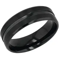 Amor Fingerring "2037292/-93/-94/-95/-96" Gr. 64, schwarz, Fingerringe, Damen, 64, Edelstahl, Fingerring