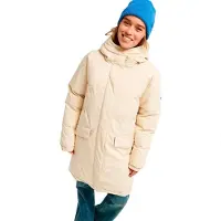 Roxy - Veste chaude mi-longue imperméable - Ivy Winter Parka Biscotti für Damen - Größe M - Beige