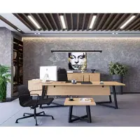 AEA Modernes Büro Set Schreibtisch Couchtisch Aktenschrank Kommode 4tlg.