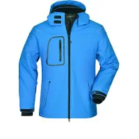 James & nicholson Modische Winter Softshelljacke aqua, Gr. S