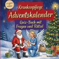 Sonstige Verlage Krankenpflege-Adventskalender: Quiz-Buch mit Fragen und Rätsel