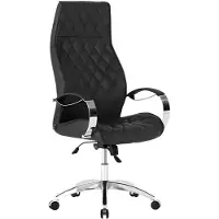 AEA Schwarzer Drehstuhl Designer Arbeitszimmer Sessel Armlehnensessel