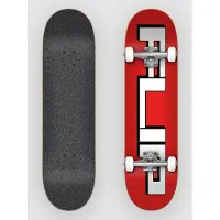 Flip Square Logo Red 8.0´´x31.85´´ Skateboard