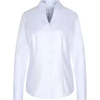 Seidensticker Klassische Bluse , Damen, Gr. M (38), blau, 100% Baumwolle, unifarben, regular fit, Blusen Klassische Bluse, 1/1 Stehkragen Uni