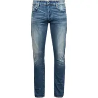 G-Star Regular-fit-Jeans "3301 Straight Tapered", Herren, Gr. 30, Länge 34, blau (modern vintage blau), Denim/Jeans, Obermaterial: 99% Baumwolle, 1% Elasthan, normal normal, Jeans Regular-fit-Jeans