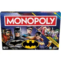 Hasbro Monopoly: Batman Edition (Englische Ausgabe) – Brettspiel – – 2-4 Spieler – 8+