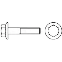 Reyher EN 1665 - Stahl 10.9 verzinkt - M 12x35 - Sechskantschrauben mit Flansch, schwere Reihe