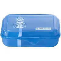 Step by step Lunchbox "Cat Lilly", Blau
