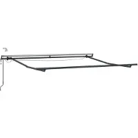 vidaXL Elektrisches Markisengestell mit LED und Sensor 3,5 x 2,5 m