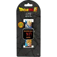 Dragon Ball LED-Uhr – Lizenz für Kinder – Dragon Ball: Goku & Vegeta Super Saiyan – Ab 4 Jahren