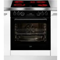 Beko Elektro-Herd-Set, Energieeffizienz: A+, schwarz, Herdsets, Gleichmäßige Heißluft für perfekte Ergebnisse dank Aeroperfect, Elektro-Herd-Set