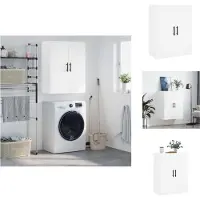 vidaXL Wandschrank Weiß 69,5x34x90 cm