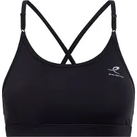 ENERGETICS Sport-BH "Da.-Sport-BH Gigina W", Damen, Gr. XL, N-Gr, schwarz, Obermaterial: 88% Polyester, 12% Elasthan, BHs Sport-BH, ohne Bügel, mit Low Support, atmungsaktiv, schnell trocknend