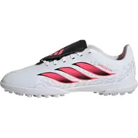 Adidas Fußballschuh PERFORMANCE "PREDATOR CLUB KIDS, HYBRIDRASEN, UMSCHLAGBARE ZUNGE", Kinder, Gr. 30, pink (cloud weiß, solar turbo, core schwarz), Synthetik, Schuhe Fußballschuh