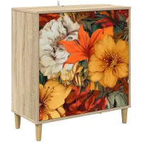 vidaXL Sideboard GENNEP Sonoma 69 x 33 x 75 cm Holzwerkstoff