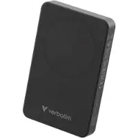 Verbatim Powerbank Charge 'n' Go Magnetic Wireless, Kapazität 10000 mAh, USB-C, schwarz