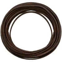vidaXL Lederriemen 1 Dunkelbraun 1000 x 0,4 cm Leder
