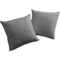 Wirth Dekokissen "Westport" Gr. 2, grau (dunkelgrau, ranken), B:50cm L:50cm, Obermaterial: 100% Polyester, Dekokissen_Sitzkissen_Kissenhüllen, Dekokissen
