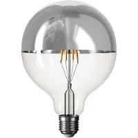 Creative Cables Silver 2500k Half Sphere B05 Linea Short Filament Globe 5v 1.3w Led-lampe