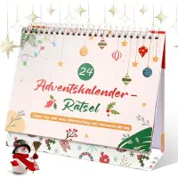 Dripio Puzzle Adventskalender 2025, Wichtel-Puzzle, 24 Tage Rätselspaß