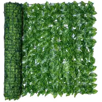 Dripio Künstliche Hecke 1 Rolle, UV-Schutz, Wassermelonenblatt, 0,5x1 m, Grün