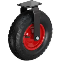 Dripio Bokwiel 3,50-4, Tragkraft 120 kg, Gummi, Stahl, schwarz/rot