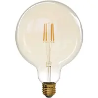 Emos 4W E27 Vintage WW LED-Kugel, Sockel E27, 4 Watt, Warmweiß, 2200 K, 4kWh/1000h