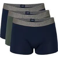 JOOP! Boxer JOOP, Herren, Gr. M, Jersey, bunt (dunkelblau, khaki, dunkelblau), Jersey, Obermaterial: 95% Baumwolle, 5% Elasthan, Unterhosen Boxer, mit Jersey-Material, in klassischen Farben