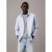 Calvin Klein Solid Stretch Slim Fit Langarmhemd