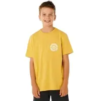 Rip Curl RipCurl Pacific Rinse Circle Tee-boy ochre (0014) 12