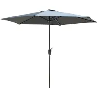 Sonstiges Sonnenschirm Kippbar 270 cm Anthrazitgrau Kurbel UV50+