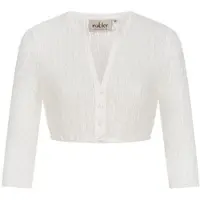 Nübler Dirndlbluse NÜBLER "Dirndlbluse langarm Juna", Damen, Gr. 38, beige (creme), Obermaterial: 90% Nylon NY. 10% Elasthan EL., Blusen Dirndlbluse, Topseller