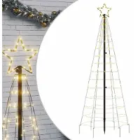 Syfax LED Weihnachtsbaum mit Spießen 220 LEDs warmweiß 180 cm (nur AU)