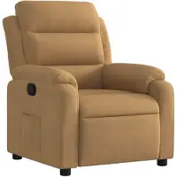 Syfax Relaxsessel Braun Samt