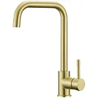 CECIPA Küchenarmatur Gold 360° drehbar Hochdruck Wassersparend Keramikkartusche