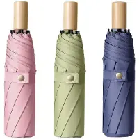 Sonstiges Taschenschirm UV-Schutz 16 Rippen winddicht faltbar Matcha Grün/Rosa/Navy