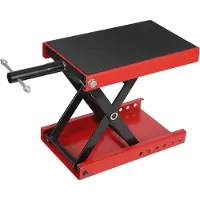 OEM Motorrad-Scherenhebebühne, 500 kg Tragfähigkeit, 23 cm Höhe, 71 cm Breite, 208 cm Länge, Stahlmaterial